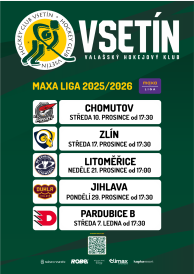 VHK ROBE Vsetín - domácí zápasy VHK ROBE Vsetín - domácí zápasy